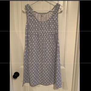 Medium light blue nursing nightgown